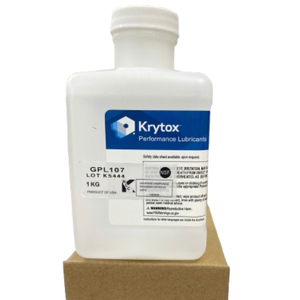 Venta al por mayor Krytox GPL 107 PFPE Oil USA Lubricante industrial PFPE Base Oil 1Kg Box Lubricación general de baja viscosidad Alta calidad - Product Image 3