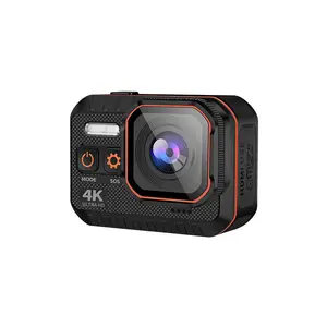 Action Camera 4K 60FPS With Remote Control Screen Waterproof Sport Camera Drive Recorder Sports Camera Helmet Action Cam