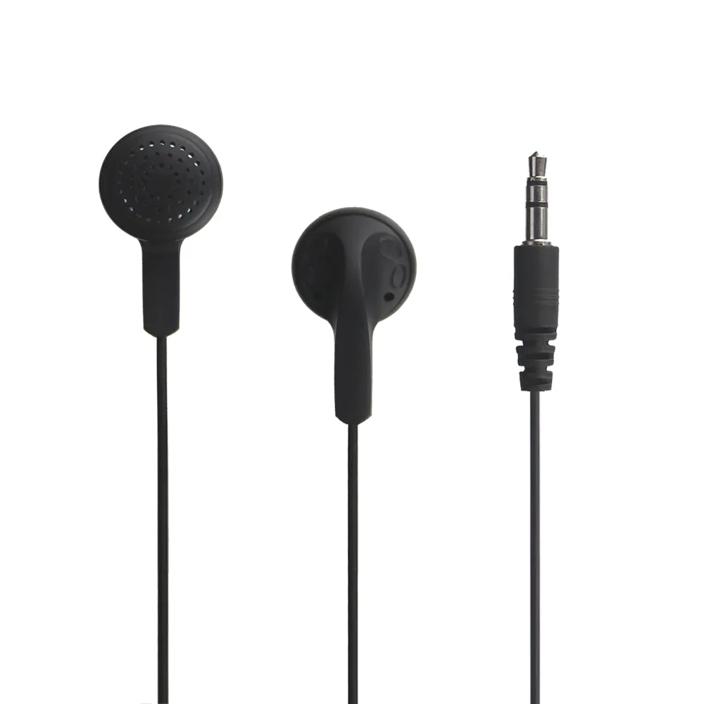 Wholesale Low Cost Disposable Single Earphone Mono Earphone Wired In-ear Earphone For Tour Guide