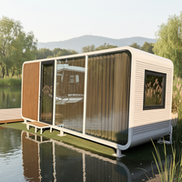 Nouvelle Conception Maison Cabine Apple Préfabriquée Moderne Mobile en Vente, Pod de Bureau Portable Préfabriqué 20Ft 30Ft 40Ft, Appartement Extérieur, Hôtel