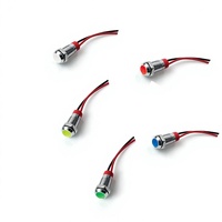 Interrupteurs à bouton-poussoir LED étanches IP67 anti-vandalisme 230V, structure électronique de contrôle, acier inoxydable plat 1NO1NC