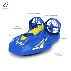 Chengji thủy phi cơ thuyền đồ chơi trẻ em 2.4G 4CH có thể sạc lại điều khiển từ xa đổ bộ xe chơi đặt RC thủy phi cơ với ánh sáng - Product Image 4