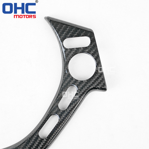 Piezas de volante de fibra de carbono R35 para <span class=keywords><strong>Nissan</strong></span> <span class=keywords><strong>GTR</strong></span> R35 R 35 escape 2009 2011 2016 interruptores de botón cubierta embellecedora de interruptor - Product Image 2