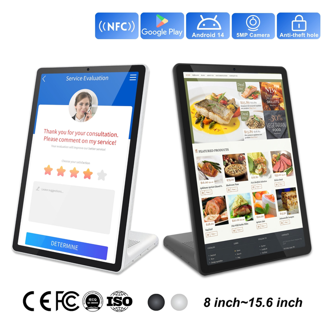 11 Inch Portrait Tablet 11 Inch Portrait Mode Android Tablet L-type Desktop Signage for Digital Poster Stand
