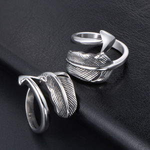 Feather Arrow <b>Ring</b> <b>Titanium</b> Steel Unisex Fashion Jewelry Gift SA956 - Product Image 4