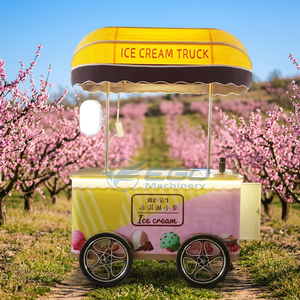 Petite remorque de camion de cuisine gastronomique, unité mobile de transport de crème glacée, unité de transport spéciale - Product Image 1
