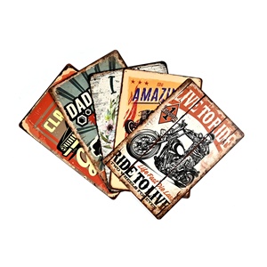 Customized UV Printing Metal Signs Gas Tin Sign Car <strong>Plates</strong> Retro Vintage Metal Tin Signs for Decoration and <strong>Advertising</strong> - Product Image 3