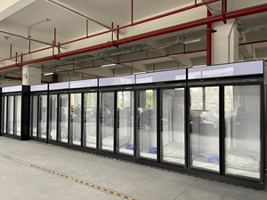 Refrigerador Comercial de 3 Puertas de Vidrio para Supermercado, Vitrina Vertical Eléctrica para Bebidas Congeladas, Refrigerador de Doble Puerta - Product Image 6