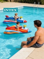 INTEX57531 Jouet gonflable pour enfants en forme d'avion pour la piscine
