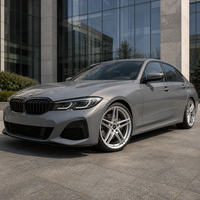 Jantes forgées sur mesure 18 19 20 pouces compatibles avec BMW Série 3 G20 5x120 Concave profond Argent satiné Certifié TUV JWL
