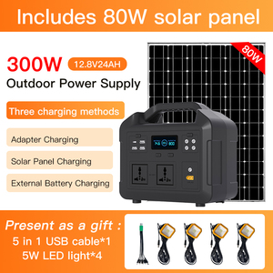 Nhà Máy Bán Hàng Trực Tiếp 150W 300W 400W 500W Lithium Pin Di Động Nhà Máy Điện 220V Năng Lượng Mặt Trời Máy Phát Điện - Product Image 2