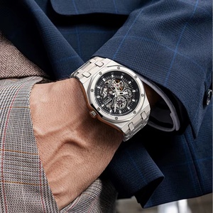FAIRWHALE 6840 Wristwatches Automatic <b>Mechanic</b> Wrist <b>Watch</b> for Men Casual Sports Clock with Luminous Hands Masculino - Product Image 4