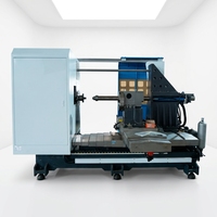 Tour à filer métallique CNC Lang Ruixing pour ustensiles de cuisine en acier inoxydable et aluminium, entièrement automatique, 17 kW, 380 V, garantie 1 an