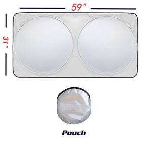 Pare-soleil pliable personnalisé avec logo pour événements automobiles, salons de voitures, concessionnaires et cadeaux promotionnels - Product Image 3