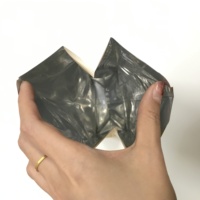 Sachet de café à fond plat avec soufflet latéral et valve de dégazage unidirectionnelle en PE, recyclable, thermoscellable, personnalisable
