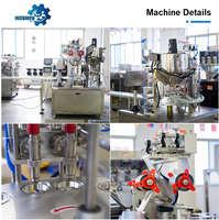 Machine de remplissage et de scellage automatique de gobelets sans bourrage pour crème sure, ligne de remplissage et de scellage rotative en SUS316L de qualité alimentaire