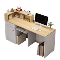 Comptoir simple pour commerce, caisse enregistreuse, réception, petite table de comptoir pour magasins de vêtements, salons de beauté, salons de thé au lait
