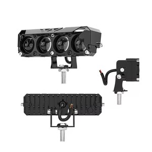 3750สปอตไลท์เสริมรถจักรยานยนต์4เลนส์ไฟตัดหมอก LED 25W/35W แสงสีขาวสีเหลืองไฟสูงไฟหน้า Moto - Product Image 2