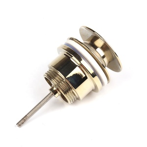 Phổ pop-up chất thải bấm Clack dễ dàng làm sạch Brass Pop Up chất thải - Product Image 1