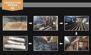 Charbon de bois hexagonal de qualité commerciale - Haute densité, combustion longue durée <span class=keywords><strong>pour</strong></span> les stands de nourriture et les buffets - Product Image 3
