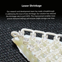 Solution d'impression 3D en or fin 24k IFUN 900D Dubaï pour la coulée de bijoux haute définition résine de cire blanche
