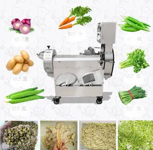 Electric Vegetable Cutter Industrial Vegetable Chopper Cutter For Celery Spanish Onion Potato Carrot