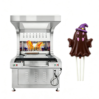 Machine automatique de décoration de biscuits en acier inoxydable 8 couleurs pour la fabrication de bonbons, sucettes et chocolats