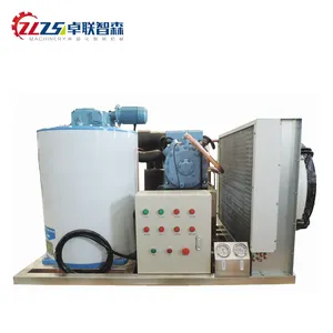 5Tons Dry Pop Machines With R507 Refrigerant Commercial Industrial Flake Ice Making Machine For Fishing