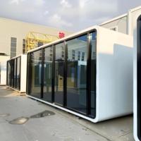 Maisons préfabriquées au design moderne, salon, jardin extérieur, maisonnette portable, mini-maisons conteneurs, cabane Apple