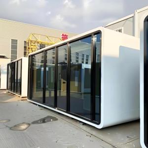 Case Prefabbricate dal Design Moderno, Pod per Soggiorno e Giardino, Mini Case Container Portatili, Cabina Stile Apple - Product Image 3