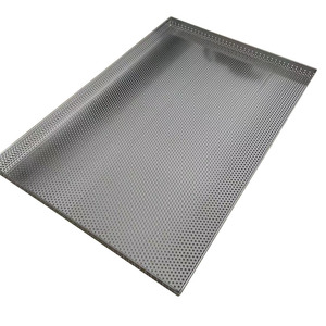 Grille de séchage perforée en acier inoxydable 304 résistante aux hautes températures 400x600cm <span class=keywords><strong>pour</strong></span> boulangerie, égouttoir à <span class=keywords><strong>huile</strong></span> de friture, refroidissement - Product Image 5