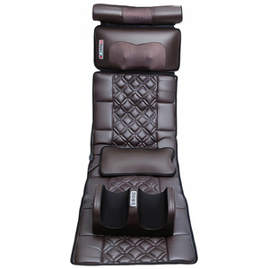 Electric Infrared <strong>Jade</strong> Massage <strong>Mat</strong> with Airbag Vibration Roller Foldable Body Shiatsu Air Pad for Neck Foot &amp; Waist - Product Image 2