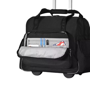 Free Sample BSCI Custom Large Capacity Rolling <b>Under</b> <b>Seat</b> <b>Bag</b> Trolley Men Luggage Travel <b>Bags</b> - Product Image 1