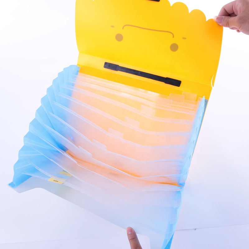 Заводская мультяшная офисная папка для переноски документов расширяющаяся папка