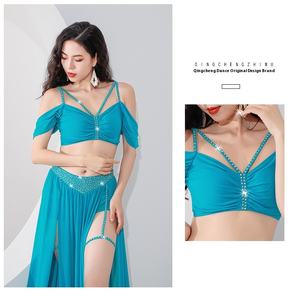 Conjunto de Traje de Danza del Vientre al por Mayor, Nuevo Conjunto de Práctica de Malla para Verano, Uniforme para Clases - Product Image 5