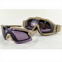 Lunettes de sport SMR SMR101 à monture intégrale, protection des yeux, ultra légères, design 2-en-1, lentilles interchangeables, protection UV, anti-poussière