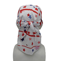 Chapeau foulard à longue queue tendance en vente chaude, unisexe, réversible, imprimé bandana, chapeau de pirate, casquettes de cyclisme