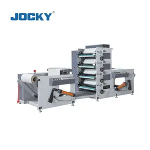 JKR-950-4 máquina de impresión flexográfica con engranajes personalizados