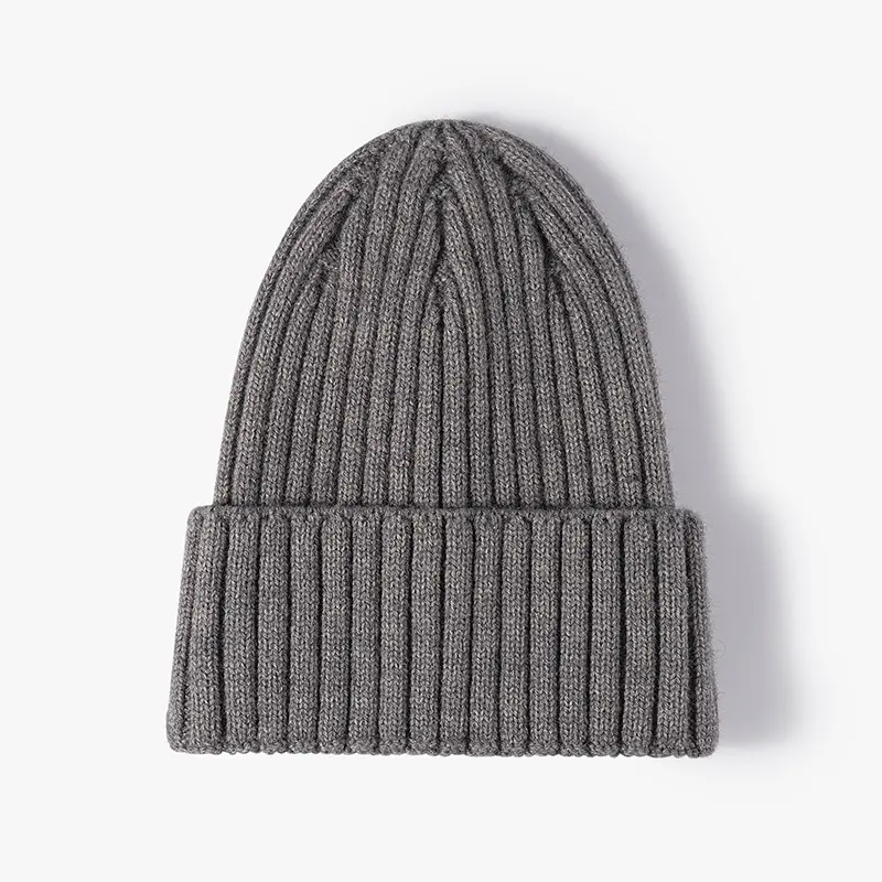 Niche moda hafif sonbahar ve kış kadınlar için soğuk geçirmez şapka açık sıcak sivri örme şapka moda bere woo