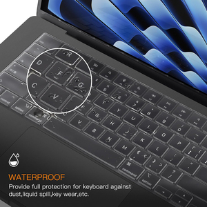Cubierta de Teclado Transparente con Diseño Estadounidense para <span class=keywords><strong>MacBook</strong></span> Air 13.6 Pulgadas M2 A2681 <span class=keywords><strong>2022</strong></span> y 2023, <span class=keywords><strong>MacBook</strong></span> <span class=keywords><strong>Pro</strong></span> 14 Pulgadas/16 Pulgadas <span class=keywords><strong>Pro</strong></span> <span class=keywords><strong>Max</strong></span> A2442/A2485 - Product Image 3