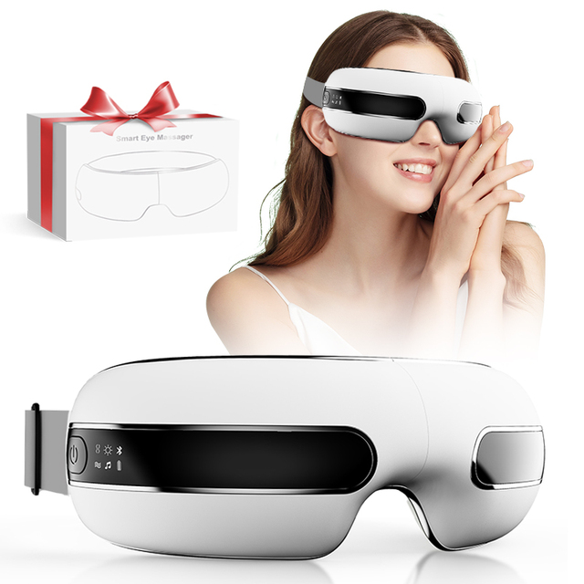 New Visible Eye Massager to Relieve Eye Fatigue Massage Folding Vibration Hot Compress Eye Protectorc