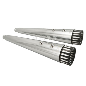 ส่วนท้ายท่อไอเสีย CFR แบบสองไฟสีเงินสำหรับรถขับบนถนนร่อนขนาดใหญ่ - Product Image 4