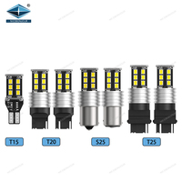 Vente en gros, accessoires de haute qualité pour voitures P21W 1156 ampoule LED 2835 15SMD Luces LED 3157 7440 7443 LED lumières pour voitures