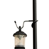 Crochet de poteau pour lampe de camping en plein air, crochet antidérapant portable multifonctionnel en acier inoxydable pour rangement