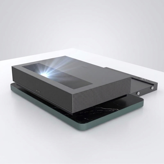 Smart Motorized Ultra Short Throw Projector Slider UST Projector Stand Holder Laver TV Table Shelf Support Bracket Modern Slate