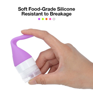 ขวดซิลิโคนแบบรีฟิลได้ภาชนะบรรจุเครื่องสำอางกันรั่วสำหรับใช้ในบ้านหรือในการเดินทางเป็นมิตรกับสิ่งแวดล้อม - Product Image 3