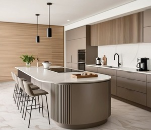 <span class=keywords><strong>Meuble</strong></span> de <span class=keywords><strong>cuisine</strong></span> modulaire moderne en granit laqué avec grand rangement, évier et robinet, idéal pour appartement - Vente en gros - Product Image 1