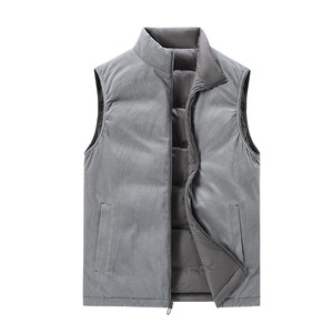 90% White Duck Down <strong>Lightweight</strong> Waistcoat Double-sided Reversible Down Vest Men's Women's Sports Outdoor Puffer <strong>Gilet</strong> for Winter - Product Image 4