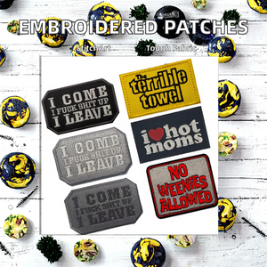 ป้ายปักลาย PVC แบบเย็บติดด้วยเครื่องจักร คำขวัญภาษาอังกฤษ พร้อมห่วงสำหรับติดเสื้อผ้า หมวก กระเป๋าเป้ ตกแต่ง รูปทรงตัวอักษรภาษาอังกฤษ - Product Image 2