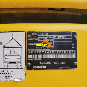 Excavadora Hidráulica Usada de Segunda Mano de Japón en Buen Estado de Funcionamiento para Movimiento de Tierras, 20 Toneladas, Komatsu PC 220-8 200-8 220-7 200-6 - Product Image 6